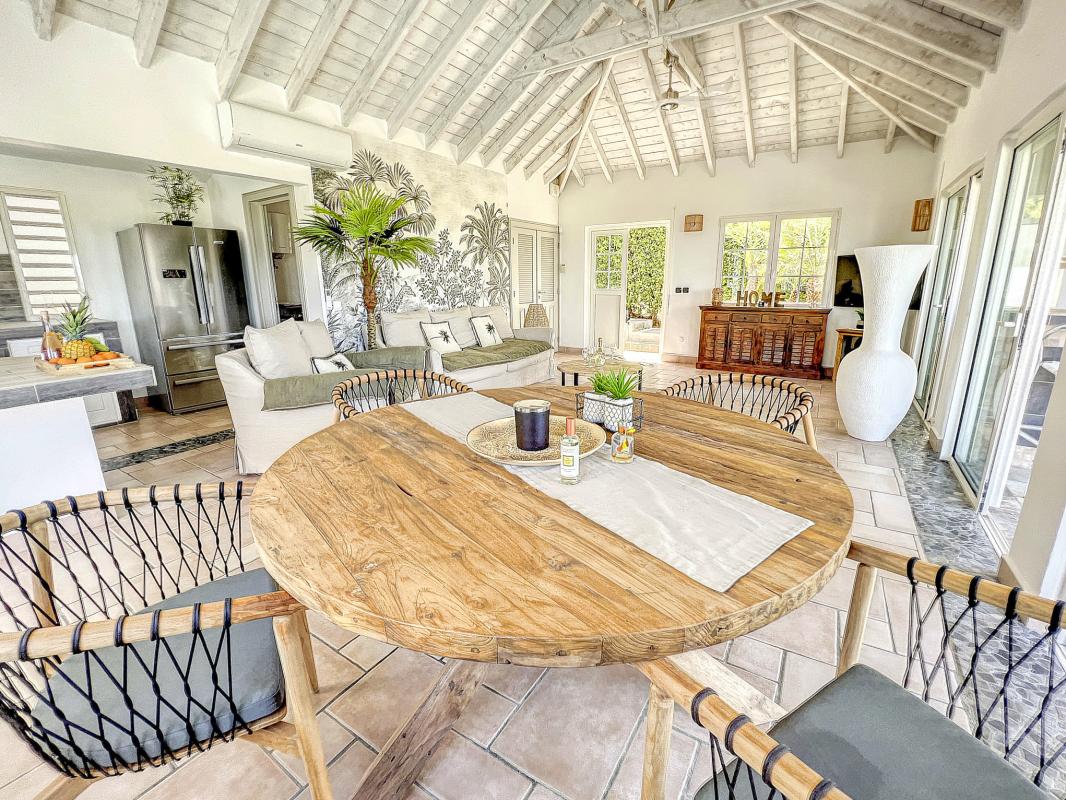 Location villa à la Baie Orientale Saint Martin_ Salon - 10